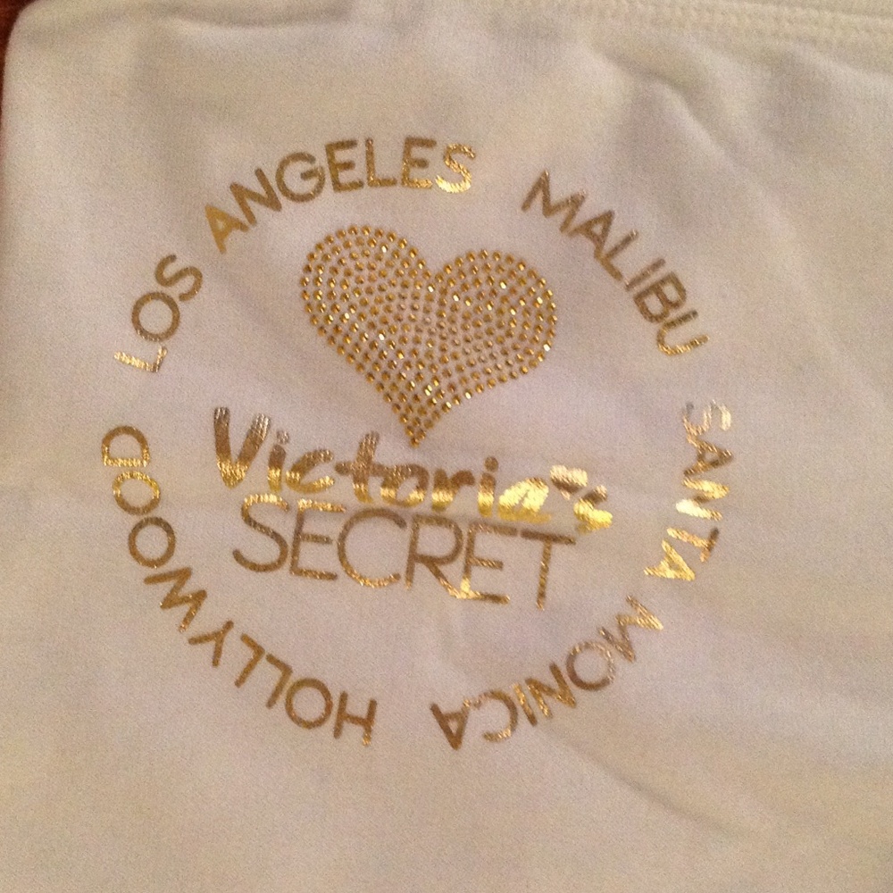 VS Victoria's Secret Supermodel Essential Short Sweat Pant Capri California M - Picture 2 of 5